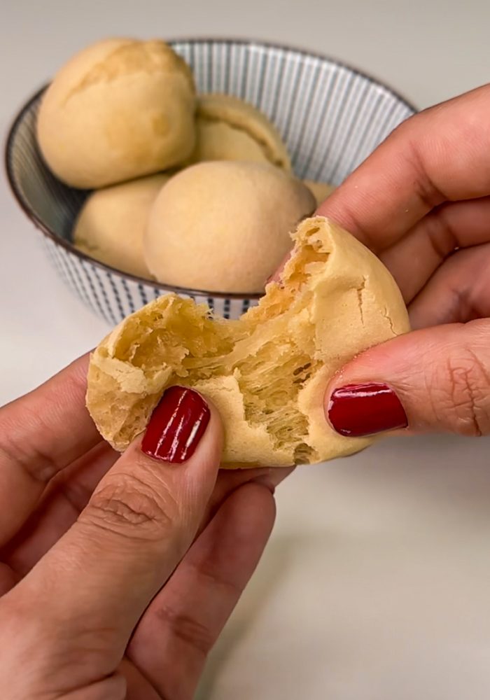 Pão de "queijo" proteico