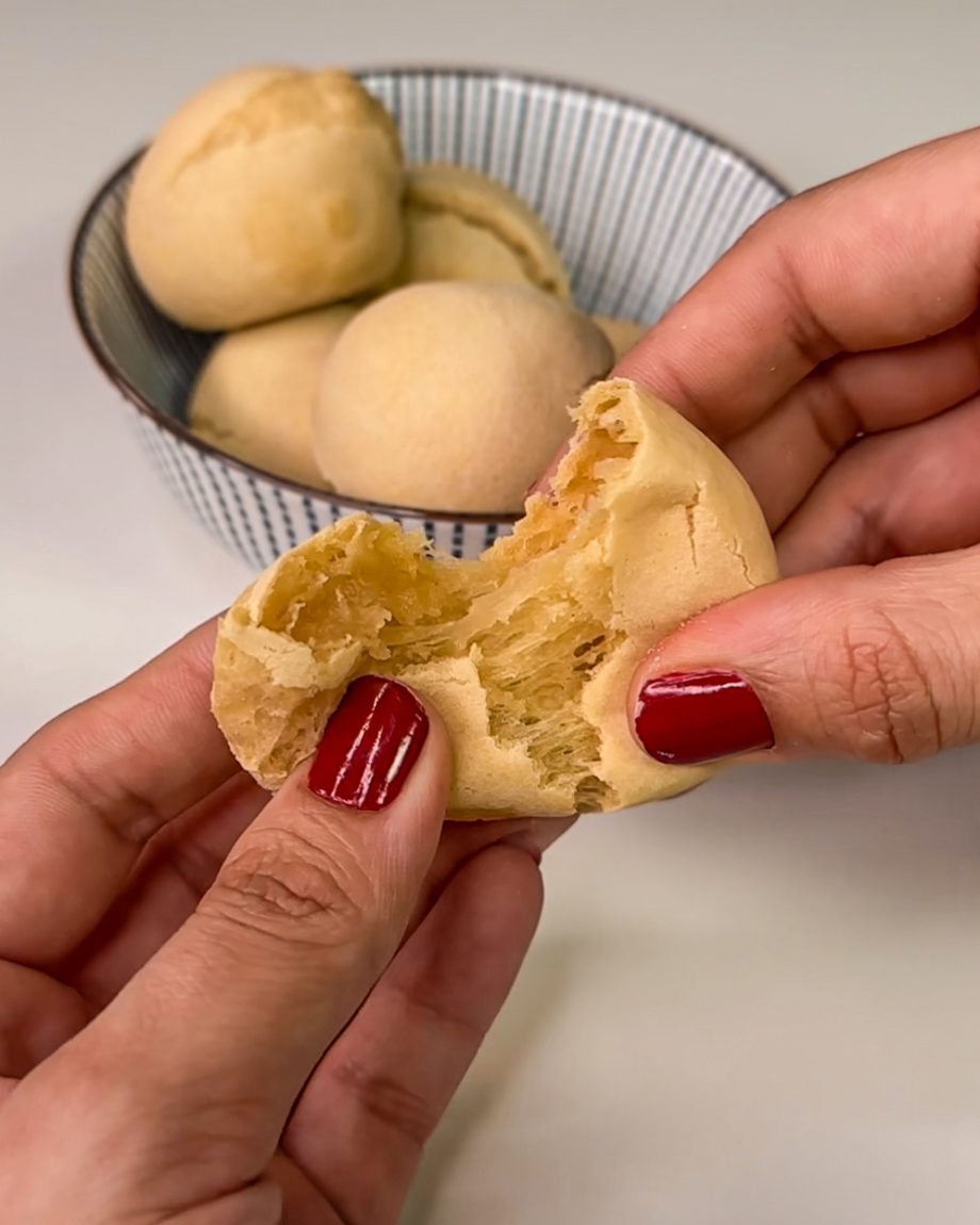 Pão de "queijo" proteico